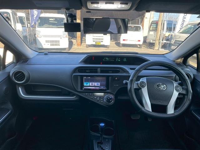 アクア Gブラックソフトレザーセレクション SDナビ テレビ スマートキー シートヒーター ETC オートライト オートエアコン ハーフレザーシート 電動格納ミラー ヘッドライトレベライザー バックカメラ Bluetooth(17枚目)