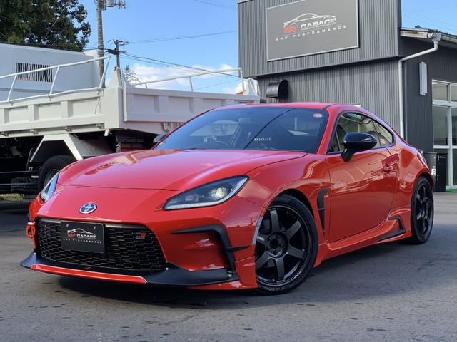 GR86 RZ 1オーナー車 TRD-GRフルエアロキット RAYS-TE37アルミ TRDマフラー SACHSアブソーバー BRIDEフルバケ MOMOクイックリリース BLITZサクション(2枚目)