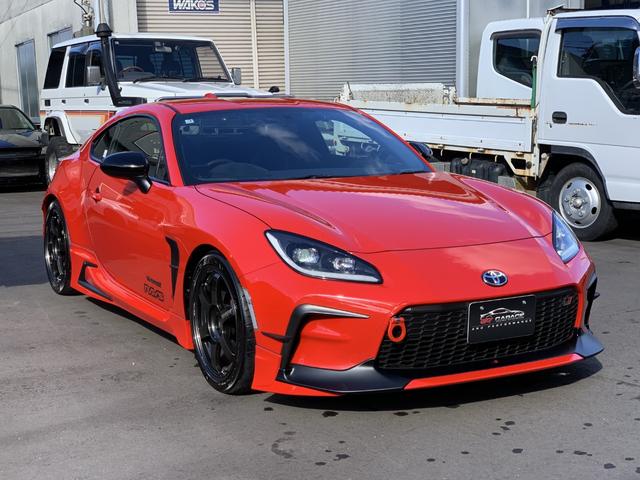 GR86 RZ 1オーナー車 TRD-GRフルエアロキット RAYS-TE37アルミ TRDマフラー SACHSアブソーバー BRIDEフルバケ MOMOクイックリリース BLITZサクション(7枚目)