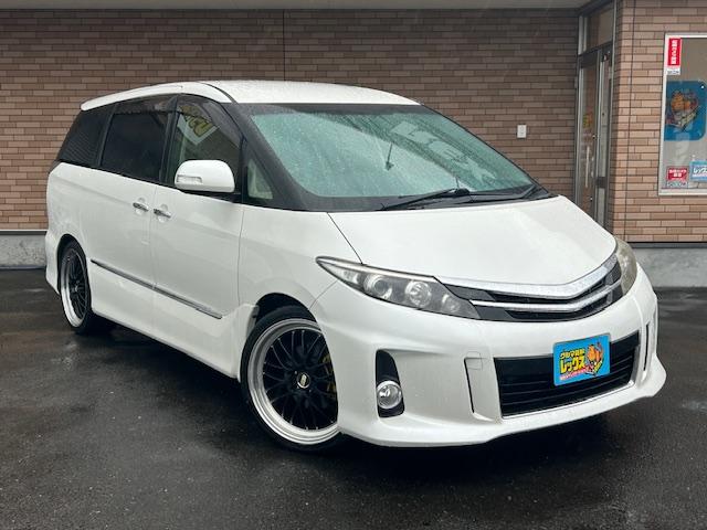 エスティマ アエラス　プレミアムエディション　保証付　禁煙車　７人乗　ローダウン　外品２０ＡＷ　モデリスタグリル　両側電動スライドドア　純正８型ナビ　フリップダウンモニター　ＴＶ　Ｂカメラ　クルコン　プッシュ＆スマートキー　ＥＴＣ（6枚目）
