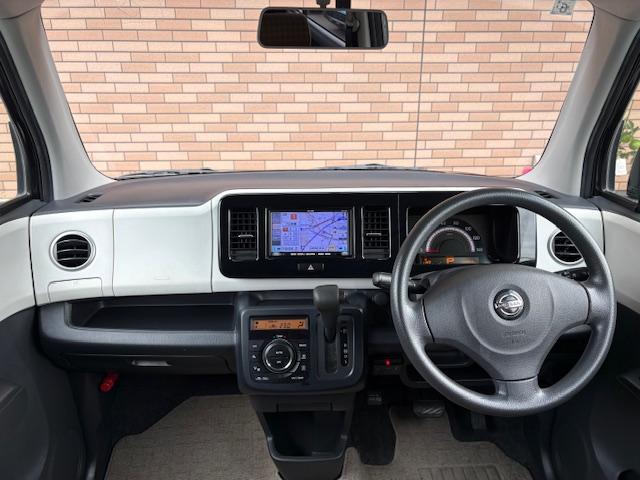 モコ Ｘ　保証付　禁煙車　外品ナビ　地デジＴＶ　プッシュスタート　スマートキー　ＥＴＣ　オートエアコン　ベンチシート　純正ホイール（8枚目）
