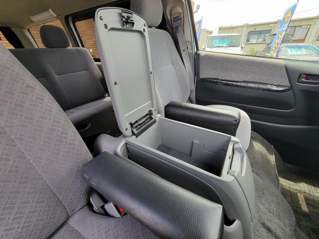 ハイエースバン ロングスーパーGL 保証付 禁煙車 ローダウン エアロ 外品17AW ホワイトレター ベッドキット LEDヘッド&フォグ アルパイン10型フローティングナビ デジタルインナーミラー ETC ガングリップ 木目調インパネ(45枚目)