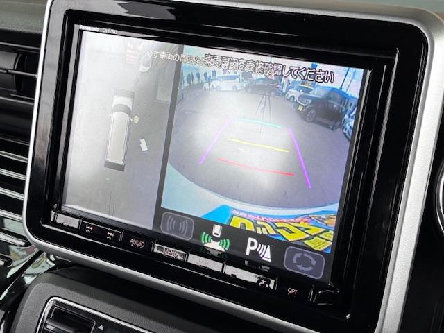 スペーシアカスタム ハイブリッドＸＳ　保証付　禁煙車　両側電動スライドドア　衝突軽減ブレーキ　純正８型ナビ　フルセグＴＶ　全方位モニター　スマートキー　ＬＥＤライト　ブルートゥース　ハーフレザーシート　ＥＴＣ　シートヒーター　純正１５ＡＷ（19枚目）