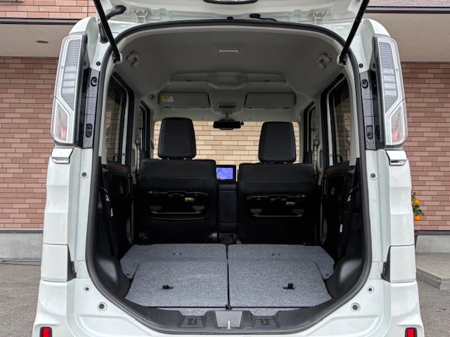 スペーシアカスタム ハイブリッドＸＳ　保証付　禁煙車　両側電動スライドドア　衝突軽減ブレーキ　純正８型ナビ　フルセグＴＶ　全方位モニター　スマートキー　ＬＥＤライト　ブルートゥース　ハーフレザーシート　ＥＴＣ　シートヒーター　純正１５ＡＷ（43枚目）