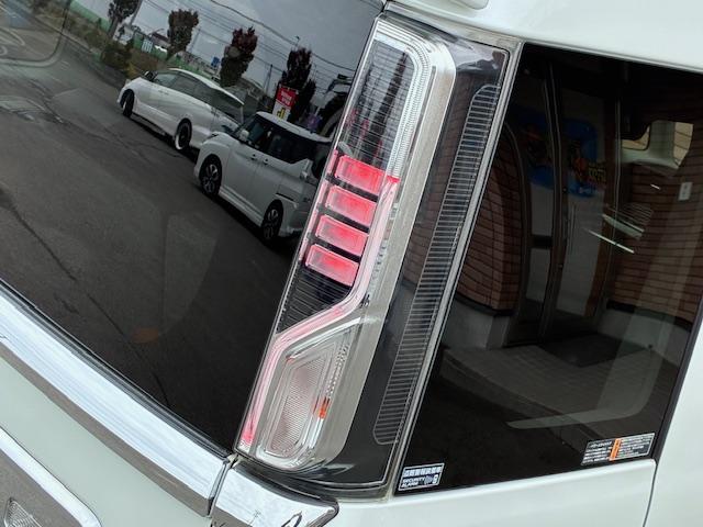 スペーシアカスタム ハイブリッドＸＳ　保証付　禁煙車　両側電動スライドドア　衝突軽減ブレーキ　純正８型ナビ　フルセグＴＶ　全方位モニター　スマートキー　ＬＥＤライト　ブルートゥース　ハーフレザーシート　ＥＴＣ　シートヒーター　純正１５ＡＷ（51枚目）