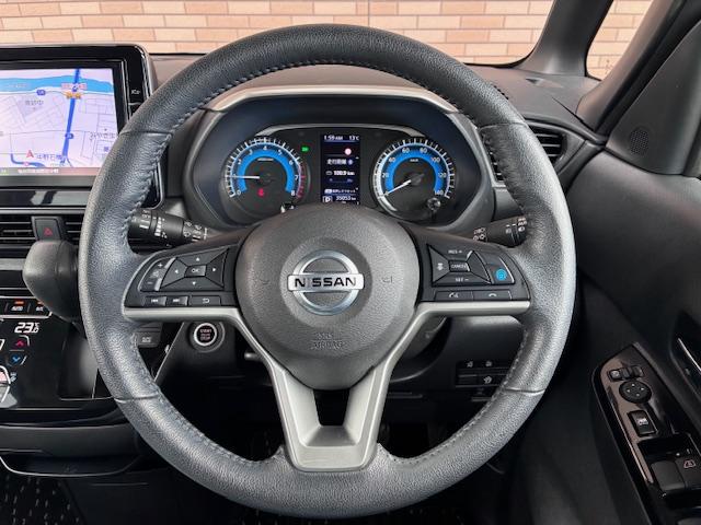 ルークス ハイウェイスター Gターボプロパイロットエディション 保証付 禁煙車 ターボ 両側電動フットスライドドア プロパイロット 衝突軽減ブレーキ 純正9型ナビ TV 全方位カメラ Bluetooth スマートキー ETC 追従型クルコン LEDライト 純正AW(13枚目)