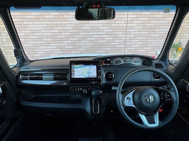 Ｎ－ＢＯＸカスタム Ｇ・Ｌホンダセンシング　保証付　禁煙車　電動スライドドア　衝突軽減ブレーキ　スマートキー　９型メーカーナビ　ＴＶ　Ｂカメラ　追従型クルコン　プッシュスタート　ＬＥＤライト　ステアリングアシスト　ＥＴＣ　純正ＡＷ（12枚目）