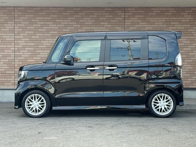 Ｎ－ＢＯＸカスタム ＥＸターボ　保証付　禁煙車　ターボ車　両側電動スライドドア　衝突軽減ブレーキ　９型メーカーナビ　フルセグ　Ｂカメラ　ＬＥＤライト　追従型クルコン　ハーフレザー＆シートヒーター　純正Ｅ／Ｇスターター　純正１５ＡＷ（36枚目）