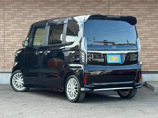 Ｎ－ＢＯＸカスタム ＥＸターボ　保証付　禁煙車　ターボ車　両側電動スライドドア　衝突軽減ブレーキ　９型メーカーナビ　フルセグ　Ｂカメラ　ＬＥＤライト　追従型クルコン　ハーフレザー＆シートヒーター　純正Ｅ／Ｇスターター　純正１５ＡＷ（37枚目）