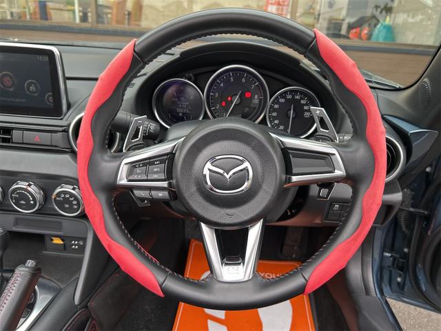 ロードスター Ｓスペシャルパッケージ　オープンカー　バックカメラ　ナビ　ＬＥＤヘッドランプ　ＡＴ　スマートキー　アイドリングストップ　アルミホイール　盗難防止システム　衝突安全ボディ　ＡＢＳ　ＥＳＣ　ＵＳＢ　ミュージックプレイヤー接続可（25枚目）