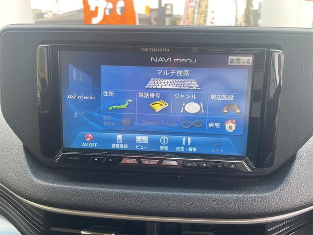 ステラ カスタムR LEDヘッドライト LEDフォグライト カロッツェリアナビ(AVIC-ZH07) フルセグTV B/Tオーディオ DVD再生 アイドリングストップ プッシュスタート 純正アルミホイール(11枚目)