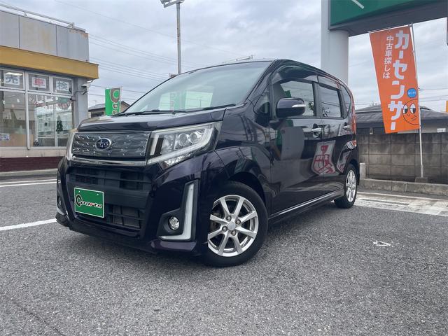 ステラ カスタムR LEDヘッドライト LEDフォグライト カロッツェリアナビ(AVIC-ZH07) フルセグTV B/Tオーディオ DVD再生 アイドリングストップ プッシュスタート 純正アルミホイール(18枚目)