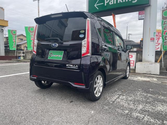 ステラ カスタムR LEDヘッドライト LEDフォグライト カロッツェリアナビ(AVIC-ZH07) フルセグTV B/Tオーディオ DVD再生 アイドリングストップ プッシュスタート 純正アルミホイール(26枚目)