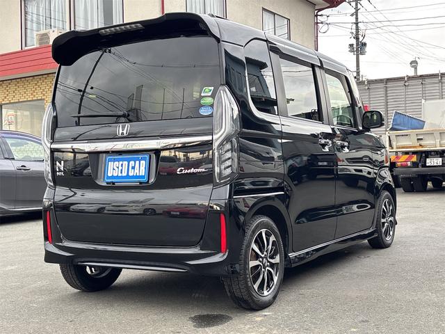 N-BOXカスタム G・L ETC バックカメラ 両側スライド・片側電動 ナビ クリアランスソナー レーンアシスト 衝突被害軽減システム オートライト LEDヘッドランプ スマートキー アイドリングストップ 電動格納ミラー(16枚目)