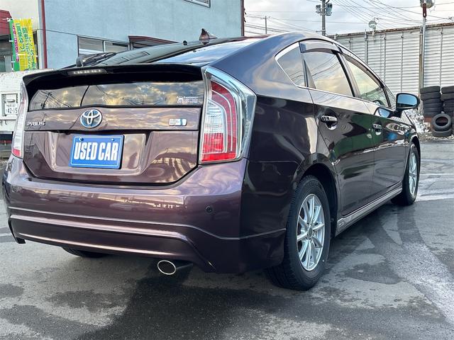 プリウス Sマイコーデ ETC ナビ TV アルミホイール オートライト HID CVT スマートキー 電動格納ミラー 100V電源 盗難防止システム Bluetooth 衝突安全ボディ ABS ESC エアコン(17枚目)