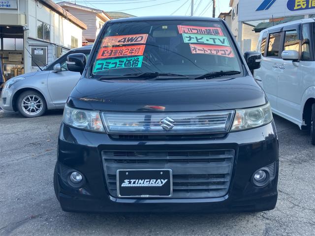 ワゴンRスティングレー リミテッドII 4WD ナビ TV オートライト HID スマートキー シートヒーター ベンチシート CVT 盗難防止システム ABS CD DVD再生 USB アルミホイール 衝突安全ボディ エアコン(14枚目)