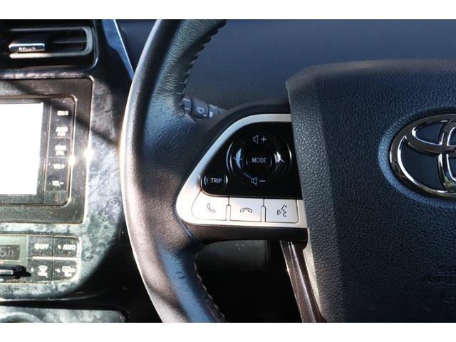 プリウス Ｓツーリングセレクション　走行距離無制限１年保証　車検整備付き　ナビ　社外ＡＷ　スマートキ―　Ｐスタート　盗難防止システム　ＥＴＣ　オートライト　車輛接近通報装置　本革シート　シートヒーター（24枚目）