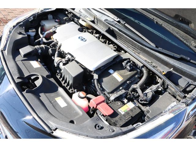 プリウス Ｓツーリングセレクション　走行距離無制限１年保証　車検整備付き　ナビ　社外ＡＷ　スマートキ―　Ｐスタート　盗難防止システム　ＥＴＣ　オートライト　車輛接近通報装置　本革シート　シートヒーター（38枚目）