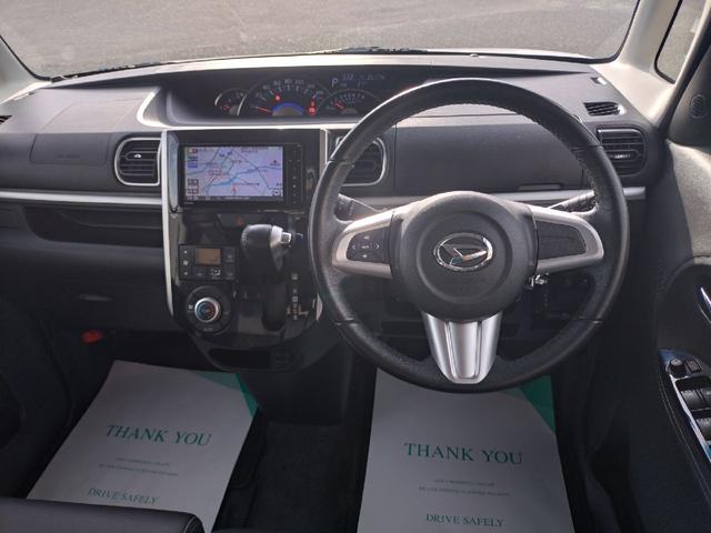 タント カスタムＲＳ　トップエディションＳＡＩＩ　４ＷＤ・ターボ・左右パワースライドドア・純正ナビ・ドライブレコーダー・衝突防止（スマートアシストＩＩ）・タイヤ４本新品交換・ステアリングスイッチ・ハーフレザーシート・１５インチアルミホイール（24枚目）