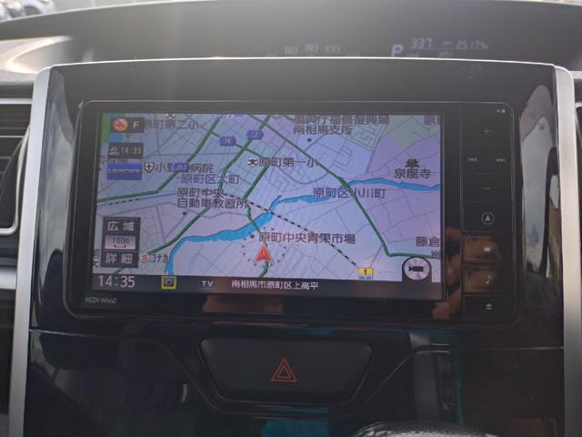 タント カスタムＲＳ　トップエディションＳＡＩＩ　４ＷＤ・ターボ・左右パワースライドドア・純正ナビ・ドライブレコーダー・衝突防止（スマートアシストＩＩ）・タイヤ４本新品交換・ステアリングスイッチ・ハーフレザーシート・１５インチアルミホイール（25枚目）