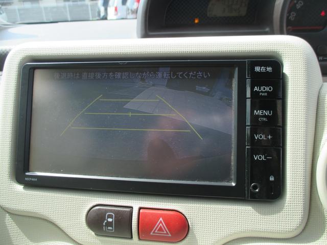 バックカメラも装備。安心の機能です。