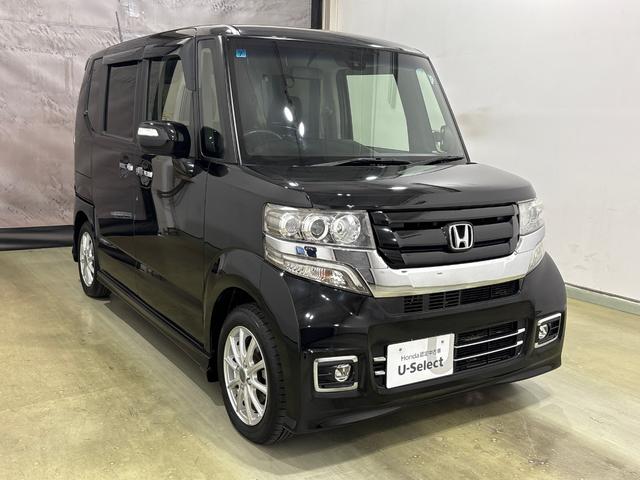 Ｎ－ＢＯＸカスタム ＧターボＳＳブラックスタイルパッケージ　両側電動スライドドア　ＥＴＣ　クルーズコントロール　シートヒーター　純正メモリーインターナビ　パドルシフト　ＬＥＤヘットライト　社外アルミホイール（2枚目）