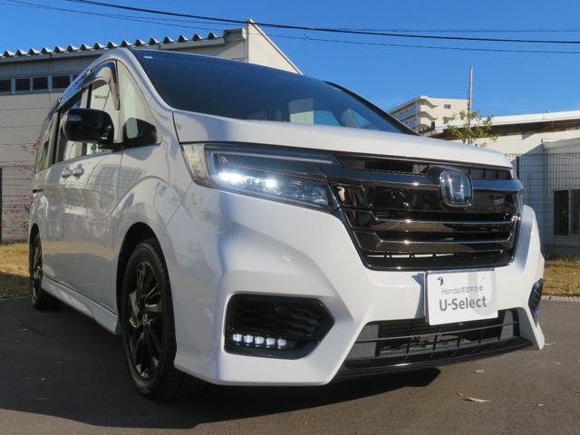 ステップワゴンスパーダ スパーダ・クールスピリットホンダセンシング　純正メモリーインターナビ　シートヒーター　両側電動スライドドア　ＥＴＣ　ホンダセンシング　クルーズコントロール　リヤ席フリップダウンモニター　ＬＥＤヘットライト　ＬＥＤフォグランプ　純正アルミホイール（3枚目）