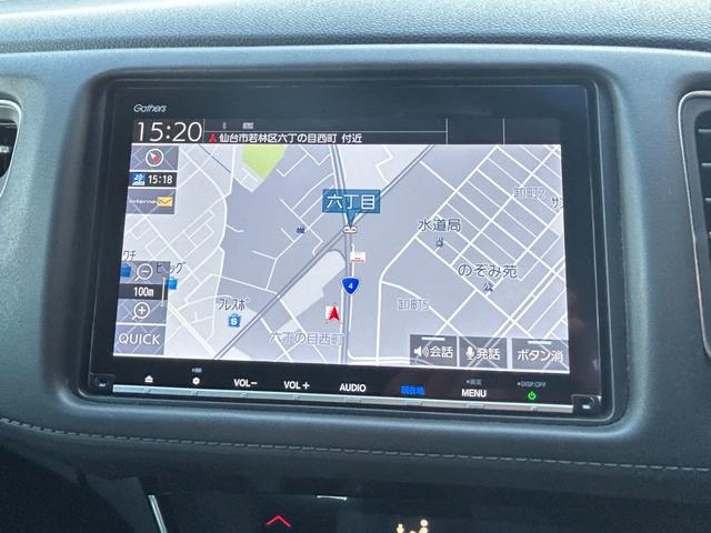 ヴェゼル ハイブリッドＺ・ホンダセンシング　ホンダセンシング　ＥＴＣ　クルーズコントロール　シートヒーター　純正メモリーインターナビ　フルセグ　社外ドライブレコーダー　ＬＥＤヘットライト　ＬＥＤフォグランプ（7枚目）