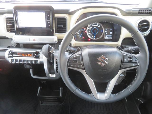 クロスビー ハイブリッドMZ 社外ナビ 純正リモコンエンジンスターター クルーズコントロール 前後ドライブレコーダー ETC 2トーン LEDヘットライト LEDフォグランプ 純正アルミホイール(5枚目)