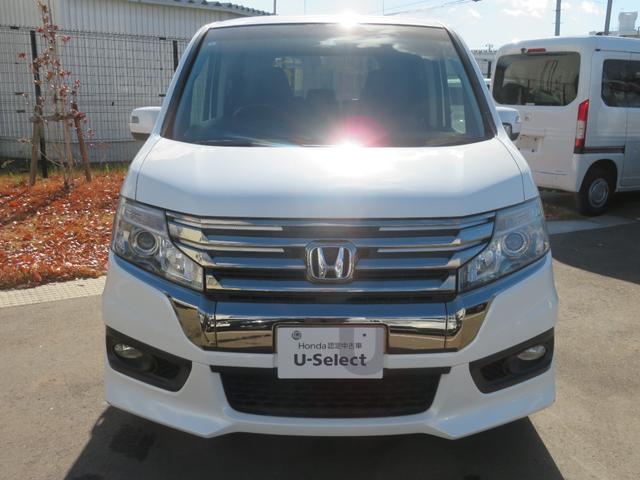 ステップワゴンスパーダ Ｚクールスピリット　両側電動スライドドア　純正メモリーインターナビ　フルセグ　ＥＴＣ　クルーズコントロール　ＶＳＡ（横滑り防止）　ＨＩＤヘットライト　フォグライト　バックカメラ　社外アルミホイール　４ＷＤ（2枚目）