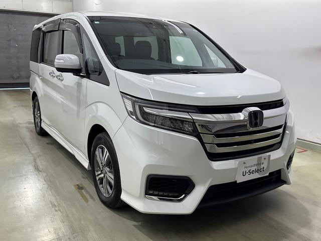 ステップワゴンスパーダ ｅ：ＨＥＶスパーダＧ・ＥＸホンダセンシング　両側電動スライドドア　純正前後ドライブレコーダー　ＥＴＣ　純正前後ドライブレコーダー　フルセグ　シートヒーター　ＬＥＤヘットライト　ＬＥＤフォグライト　純正アルミホイール　わくわくゲート（2枚目）