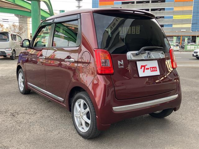 N-ONE プレミアム・Lパッケージ ETC バックカメラ オートライト HID スマートキー アイドリングストップ 電動格納ミラー ベンチシート CVT 盗難防止システム ABS ESC CD USB チップアップシート アルミホイール(17枚目)