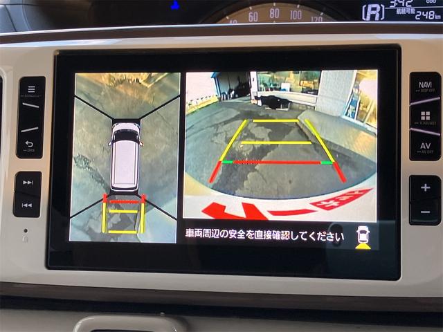 ムーヴキャンバス Ｇメイクアップ　ＳＡＩＩＩ　ＥＴＣ　全周囲カメラ　両側電動スライドドア　ナビ　ＴＶ　衝突被害軽減システム　オートマチックハイビーム　オートライト　ＬＥＤヘッドランプ　スマートキー　アイドリングストップ　電動格納ミラー（4枚目）