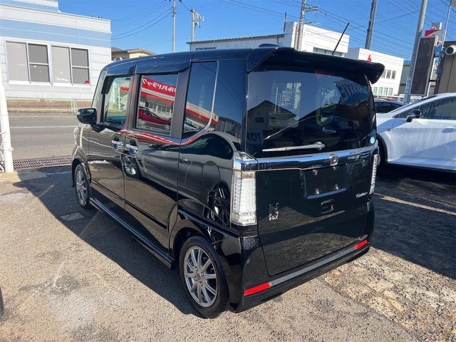 N-BOXカスタム G ターボSSパッケージ ETC バックカメラ 両側電動パワスラ Bluetooth ナビ DTV オートクルーズコントロール オートライト HID スマートキー 電格ミラー ベンチシート CVT 盗難防止システム ABS(16枚目)