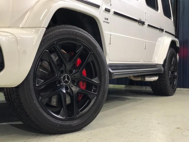 Ｇクラス Ｇ６３　ＡＭＧレザーエクスクルーシブパッケージ　４ＷＤ　ブルメスタースピーカー　ドライブレコーダー　全周囲カメラ　クリアランスソナー　オートクルーズコントロール　レーンアシスト　サンルーフ　ターボ　ナビ　ＴＶ　オートライト　アルミホイール（17枚目）