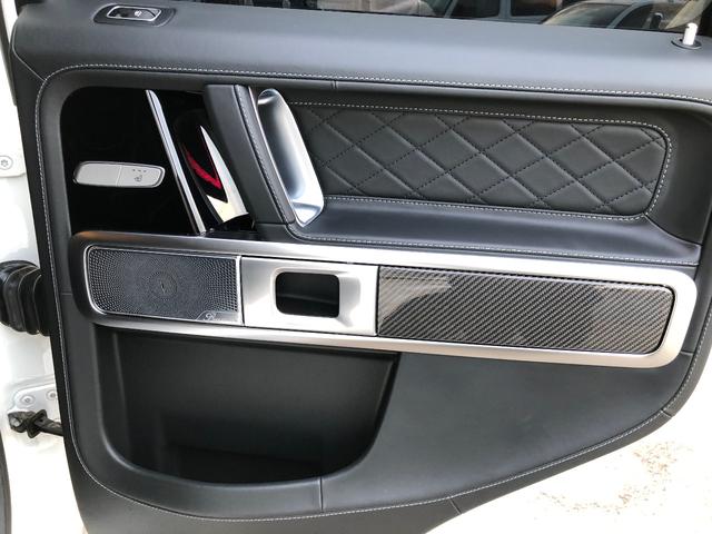 Ｇクラス Ｇ６３　ＡＭＧレザーエクスクルーシブパッケージ　４ＷＤ　ブルメスタースピーカー　ドライブレコーダー　全周囲カメラ　クリアランスソナー　オートクルーズコントロール　レーンアシスト　サンルーフ　ターボ　ナビ　ＴＶ　オートライト　アルミホイール（64枚目）