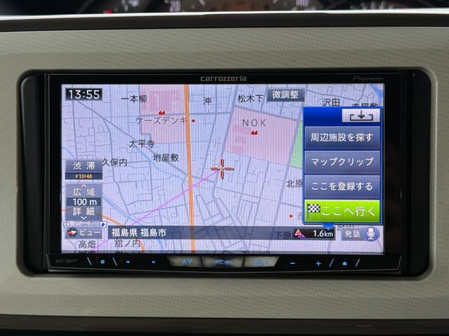 ムーヴキャンバス Gメイクアップ SAII 両側電動スライドドア カロッツェリアナビ フルセグTV バックカメラ Bluetooth クリアランスソナー 衝突被害軽減システム オートライト LEDヘッドランプ スマートキー アイドリングストップ(4枚目)