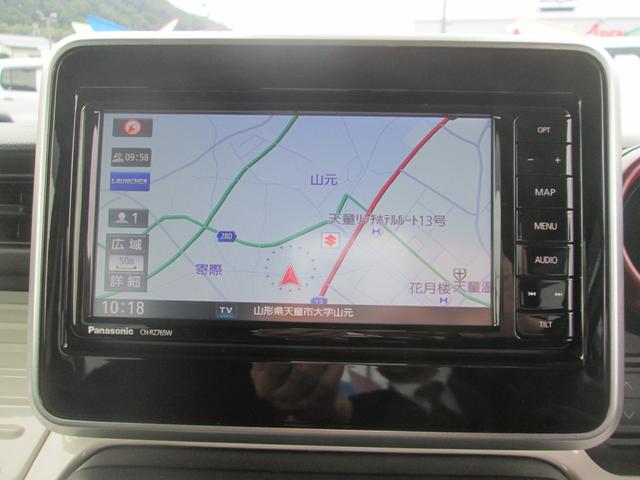 スペーシア ＨＹＢＲＩＤ　Ｘ　２型　全方位カメラ　ナビ　４ＷＤ　バックカメラ　オートライト　Ｂｌｕｅｔｏｏｔｈ　スライドドア　純正ナビ　プッシュスタート　シートヒーター　オートエアコン　スズキセーフティーサポート　４ＷＤ　衝突被害軽減システム　アイドリングストップ（23枚目）