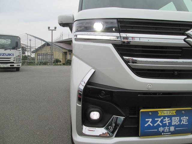 スペーシアカスタム カスタム HYBRID XSターボ FF 全方位カメラ スズキコネクト通信機 バックカメラ オートライト Bluetooth スライドドア 純正ナビ プッシュスタート シートヒーター オートエアコン スズキセーフティーサポート 衝突被害軽減システム(12枚目)