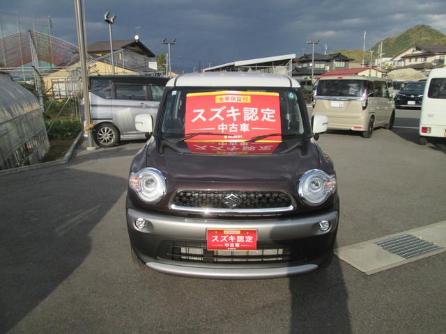 クロスビー HYBRID MZ MN71S 4WD ナビ オートライト Bluetooth ナビ プッシュスタート シートヒーター オートエアコン スズキセーフティーサポート 4WD 衝突被害軽減システム アイドリングストップ 横滑り防止機能 衝突安全ボディ(2枚目)