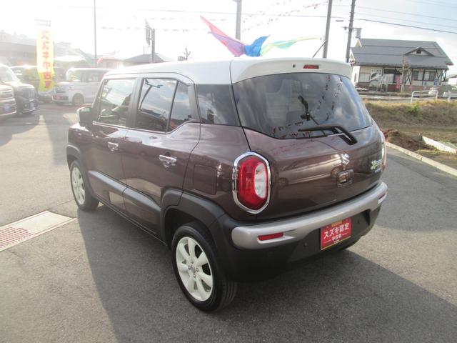 クロスビー HYBRID MZ MN71S 4WD ナビ オートライト Bluetooth ナビ プッシュスタート シートヒーター オートエアコン スズキセーフティーサポート 4WD 衝突被害軽減システム アイドリングストップ 横滑り防止機能 衝突安全ボディ(7枚目)