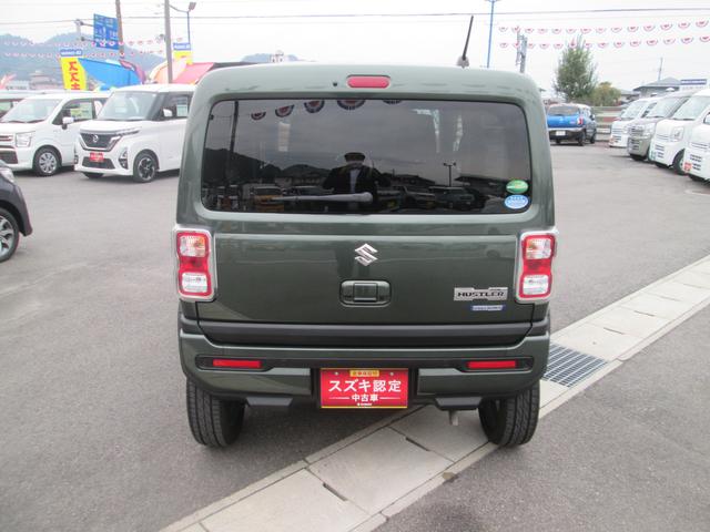 ハスラー ＨＹＢＲＩＤ　Ｇ　ＦＦ　バックカメラ　モニターオーディオ　バックカメラ　オートライト　プッシュスタート　シートヒーター　オートエアコン　スズキセーフティーサポート　衝突被害軽減システム　アイドリングストップ　横滑り防止機能　衝突安全ボディ　盗難防止システム（6枚目）