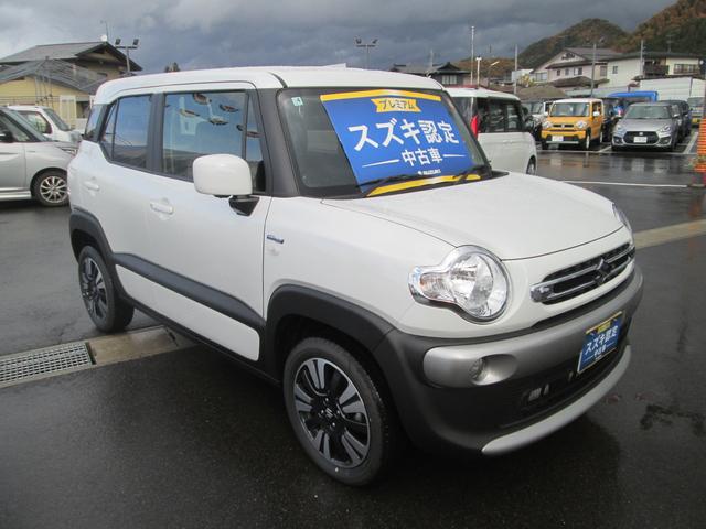 クロスビー HYBRID MV 4型 4WD 全方位カメラオーディオレス バックカメラ オートライト プッシュスタート シートヒーター オートエアコン スズキセーフティーサポート 4WD 衝突被害軽減システム アイドリングストップ 横滑り防止機能 衝突安全ボディ(3枚目)