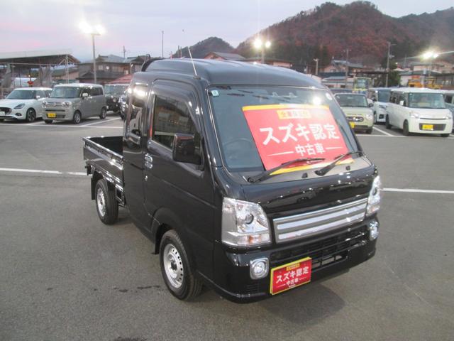 スーパーキャリイ スーパーキャリイ　Ｘ　４型　４ＷＤ　オーディオレス　キーレスキー　作業灯　パワーウインド　オートライト　スズキセーフティーサポート　４ＷＤ　衝突被害軽減システム　アイドリングストップ　横滑り防止機能　衝突安全ボディ　盗難防止システム（3枚目）