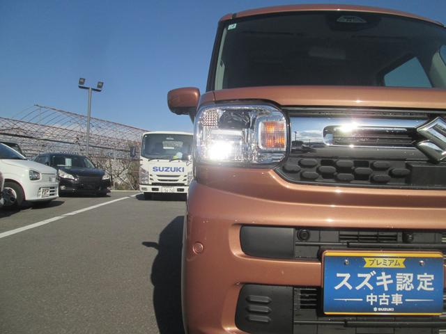 スペーシア HYBRID X 4WD 全方位カメラ ナビ スズキコネクト通信機器 バックカメラ オートライト Bluetooth スライドドア 純正ナビ プッシュスタート シートヒーター スズキセーフティーサポート 4WD 衝突被害軽減システム(13枚目)