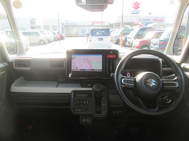 スペーシア HYBRID X 4WD 全方位カメラ ナビ スズキコネクト通信機器 バックカメラ オートライト Bluetooth スライドドア 純正ナビ プッシュスタート シートヒーター スズキセーフティーサポート 4WD 衝突被害軽減システム(14枚目)