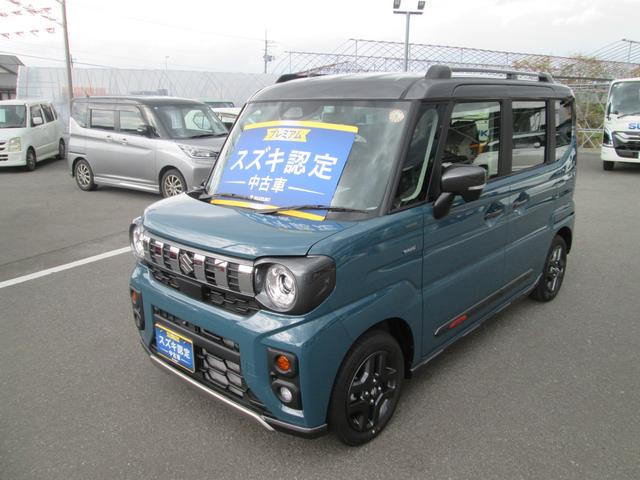 スペーシア ギア HYBRID XZターボ FF 全方位カメラ ナビ スズキコネクト通信機器 バックカメラ オートライト Bluetooth スライドドア 純正ナビ プッシュスタート シートヒーター オートエアコン スズキセーフティーサポート 4WD(9枚目)