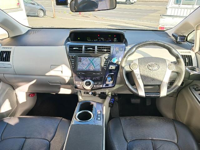 プリウスアルファ Gツーリングセレクション ドライブレコーダー ETC バックカメラ ナビ TV クリアランスソナー オートクルーズコントロール パークアシスト アルミホイール ヘッドライトウォッシャー サンルーフ スマートキー 電動格納ミラー(2枚目)