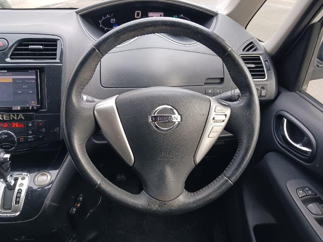 セレナ ハイウェイスター　Ｓ－ハイブリッド　ＥＴＣ　バックカメラ　ナビ　ＴＶ　オートクルーズコントロール　両側電動スライドドア　スマートキー　アイドリングストップ　電動格納ミラー　後席モニター　３列シート　ウォークスルー　ＣＶＴ　アルミホイール（3枚目）