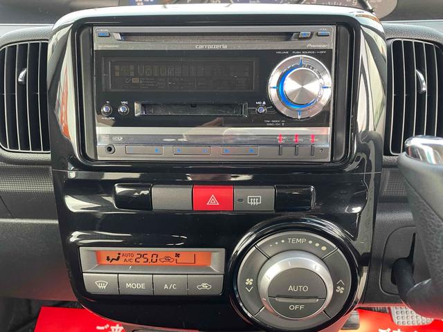 タント カスタムRS 電動スライドドア HID スマートキー アイドリングストップ 電動格納ミラー ベンチシート CVT 盗難防止システム ABS CD MD ミュージックプレイヤー接続可 アルミホイール 衝突安全ボディ(4枚目)